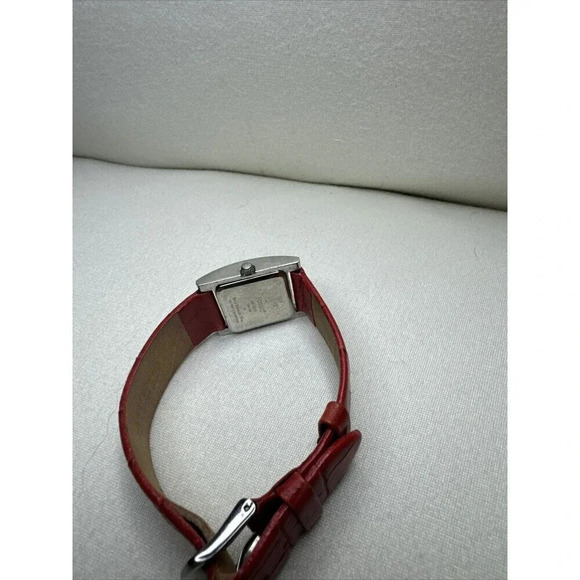FOSSIL Womens Watch Red Leather Band SE9353 - Picture 4 of 4